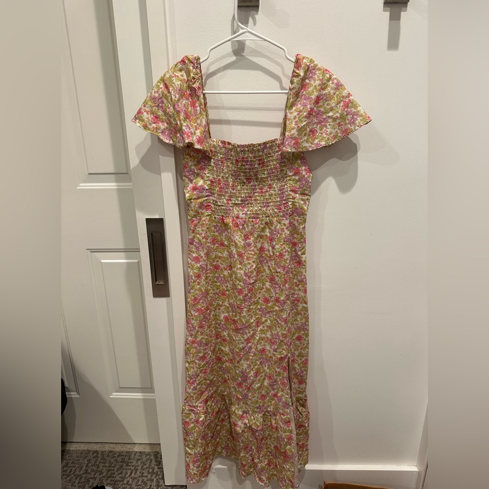 Show Me Your Mumu Smocked Dress Sz M